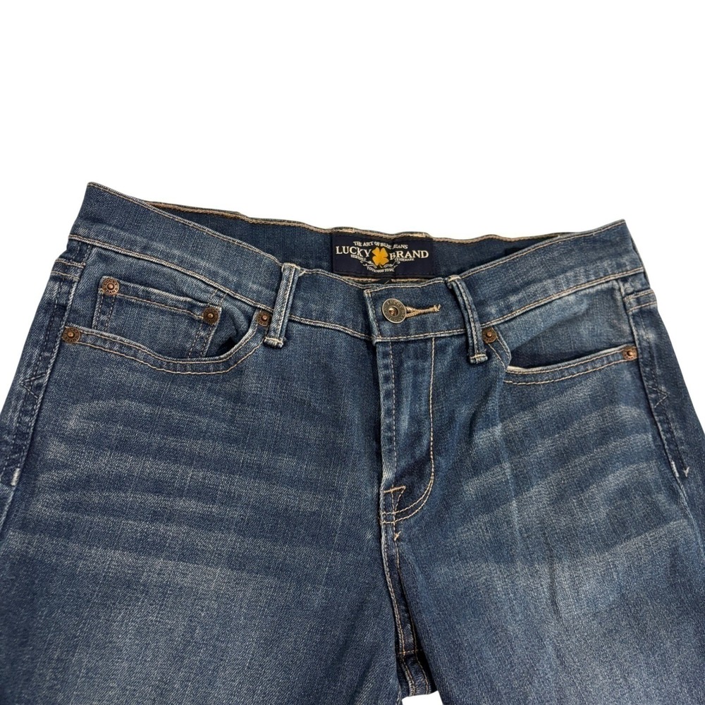 Lucky Brand Sweet N Low Rise Bootcut Blue Jeans Womens 4 Denim 27 x 31 Stretch
